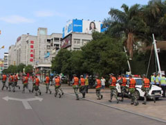 福建三明市多地開展城區(qū)內(nèi)澇應(yīng)急搶險(xiǎn)演練